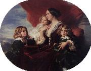 Franz Xaver Winterhalter Elzbieta Branicka, Countess Krasinka and her Children Sweden oil painting reproduction